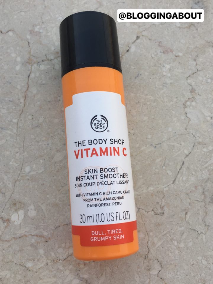 The Body Shop Month Ii Review Vitamin C Skin Boost Instant Smoother vitamin c skin boost instant smoother